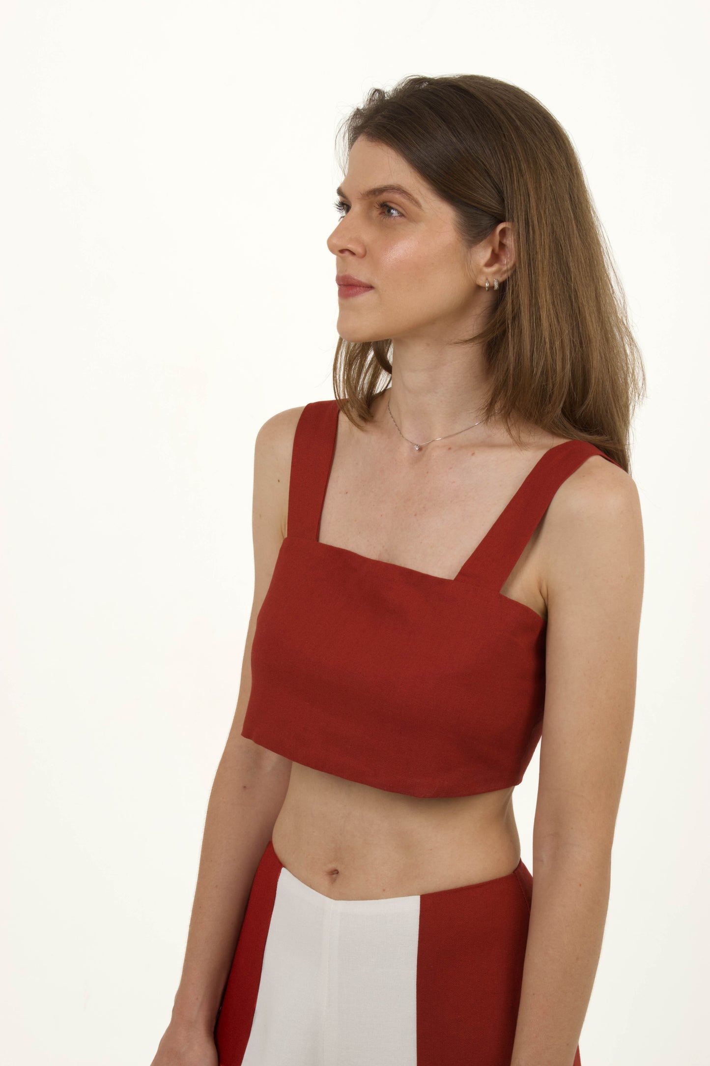 Sole Crop Top / Burgundy