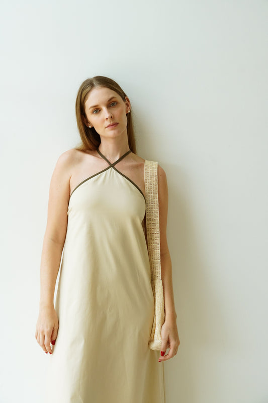 Corales Poplin Dress / Sand